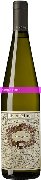 Фото 1 - Вино Sauvignon Collio DOC 0.75 л