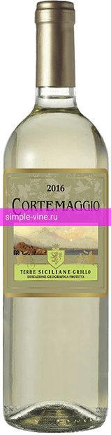 Фото 9 - Вино сухое белое Grillo Sicilia Cortemaggio 0.75 л