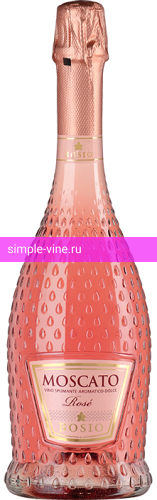 Фото 8 - Игристое вино Moscato Rose Spumante Dolce сладкое розовое 0.75 л