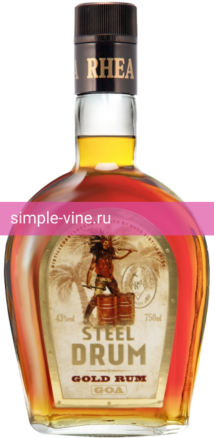 Фото 3 - Ром Rum Steel Drum gold 0.75 л