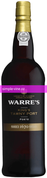 Фото 2 - Портвейн Warre's King's Tawny Port 0.75 л