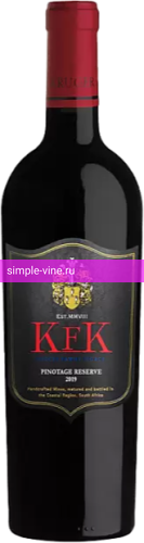 Фото 1 - Вино Kenzo Faure Kruger Reserve Pinotage 0.75 л