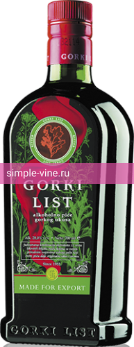 Фото 1 - Ликер Gorki List 0.7 л