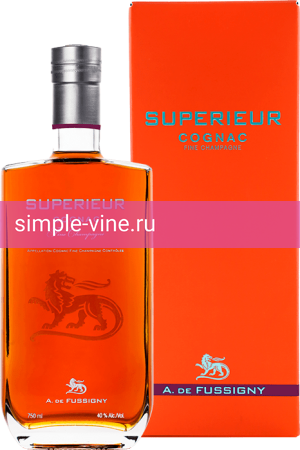 Фото 9 - Коньяк A. de Fussigny Superieur Cognac Fine Champagne 0.7 л