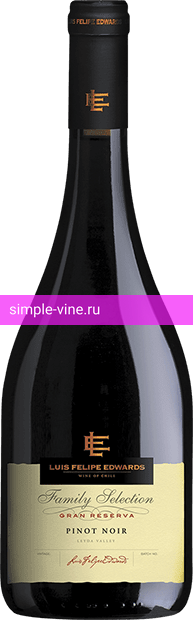 Фото 7 - Вино Pinot Noir Family Selection Gran Reserva Pinot Noir 0.75 л