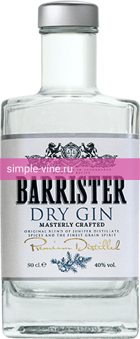 Фото 4 - Джин Barrister Dry Gin 0.5 л