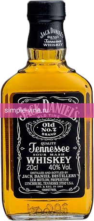 Фото 3 - Виски Jack Daniel's 0.2 л