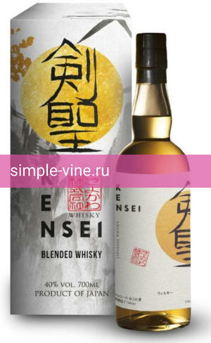 Фото 1 - Виски Kensei Japanese Whisky в подарочной упаковке 0.7 л