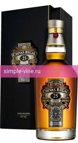 Фото 3 - Виски Chivas Regal, 25 летней выдержки 0.7 л