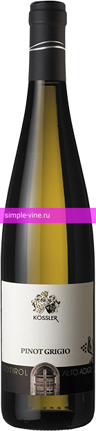 Фото 3 - Вино Kossler Pinot Grigio 0.75 л