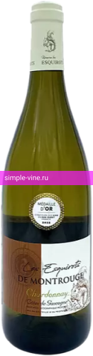 Фото 3 - Вино Les Esquirots De Montrouge Chardonnay 0.75 л