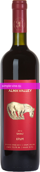 Фото 7 - Вино Alma Valley Shiraz 0.75 л