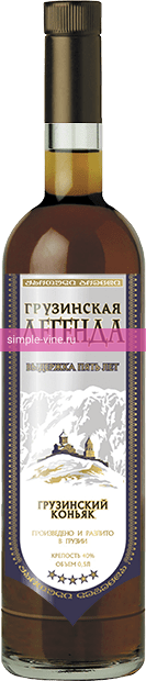 Фото 2 - Коньяк Грузинская Легенда, 5 летней выдержки 0.5 л