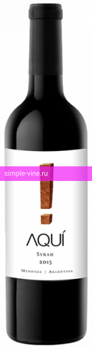 Фото 4 - Вино Aqui Syrah 0.75 л