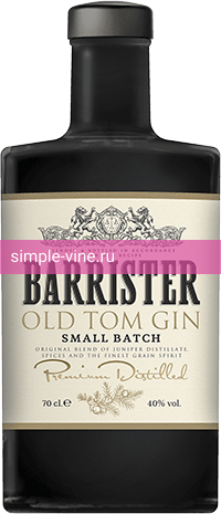 Фото 1 - Джин Barrister Old Tom Gin 0.7 л