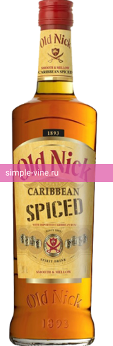 Фото 1 - Ром Old Nick Carribean Spiced 0.7 л