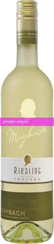 Фото 2 - Вино Maybach Riesling Trocken белое полусухое 0.75 л