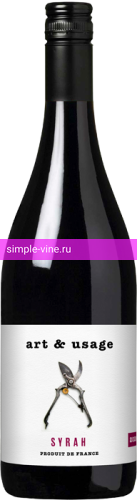 Фото 4 - Вино Art & Usage Syrah IGP Pays d'Oc 0.75 л