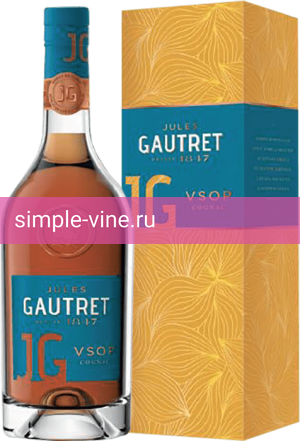 Фото 7 - Коньяк Jules Gautret VSOP 0.7 л