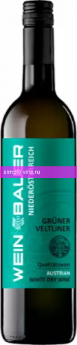 Фото 6 - Вино Weinbauer Gruner Veltliner 0.75 л