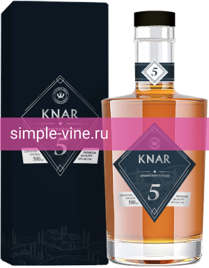 Фото 8 - Коньяк Knar Brandy 5 y.o. 0.5 л