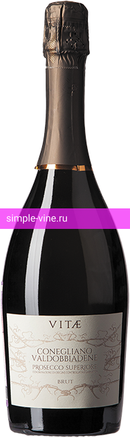 Фото 2 - Игристое вино Prosecco Superiore Vite 0.75 л