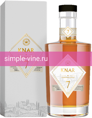 Фото 3 - Коньяк Knar Brandy 7 y.o. в подарочной упаковке 0.5 л