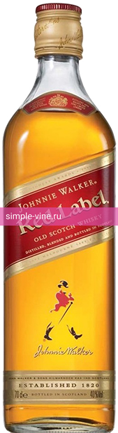 Фото 4 - Виски Johnnie Walker Red Label 0.7 л