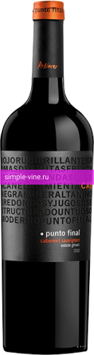 Фото 8 - Вино Punto Final, Cabernet Sauvignon 0.75 л