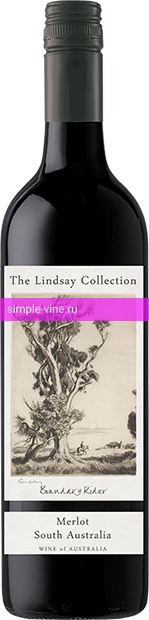 Фото 2 - Вино Boundary Rider Merlot Lindsay Collection 0.75 л