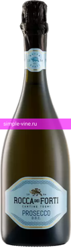 Фото 4 - Игристое вино Prosecco Rocca dei Forti Brut 0.75 л