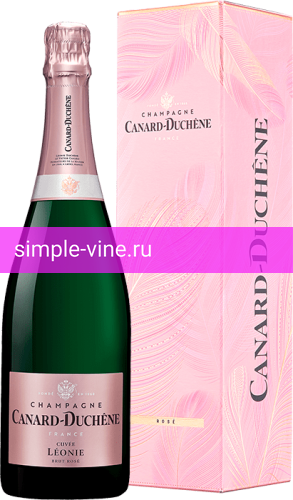 Фото 7 - Шампанское Canard-Duchene Cuvee Leonie Rose 0.75 л