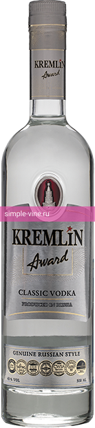 Фото 5 - Водка Kremlin Award Classic 0.5 л