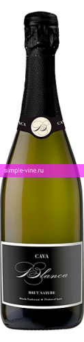 Фото 9 - Игристое вино Cava Blanca Blanco Brut Nature 0.75 л