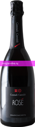 Фото 9 - Игристое вино Contadi Castaldi Franciacorta Rose Brut 0.75 л