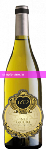 Фото 4 - Вино 1689 Pinot Grigio 0.75 л