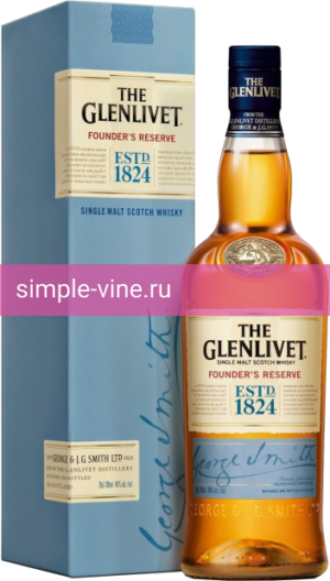 Фото 5 - Виски The Glenlivet Founder's Reserve gift box 0.7 л