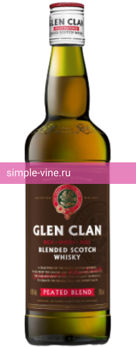 Фото 9 - Виски GLEN CLAN Blended Scotch Whisky SMOKY 0.7 л