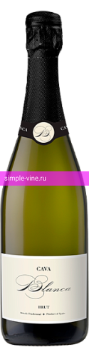 Фото 5 - Игристое вино Cava Blanca Blanco Brut 0.75 л