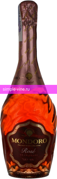 Фото 3 - Игристое вино Mondoro Rose 0.75 л