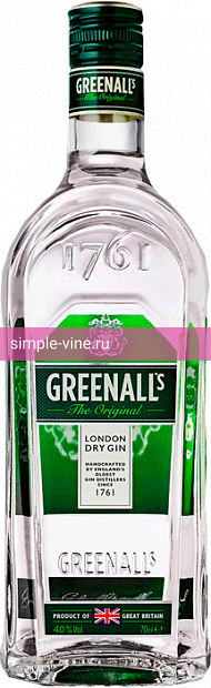 Фото 7 - Джин Greenall's Original London Dry 0.7 л