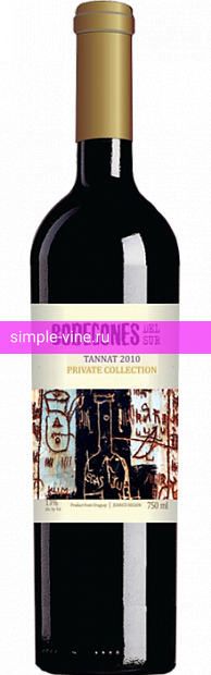 Фото 9 - Вино Bodegones del Sur Privat Collection Tannat 0.75 л