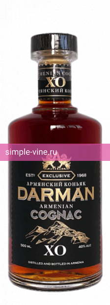 Фото 6 - Коньяк армянский DARMAN XO 0.5 л