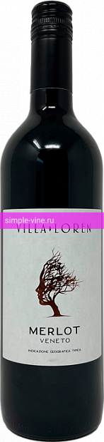 Фото 5 - Вино Villa Loren Merlot 0.75 л