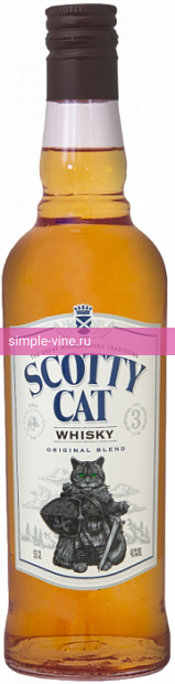 Фото 2 - Виски Scotty Cat, 3 летней выдержки 0.5 л