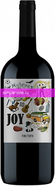 Фото 4 - Вино Joy Vino Tinto 1.125 л