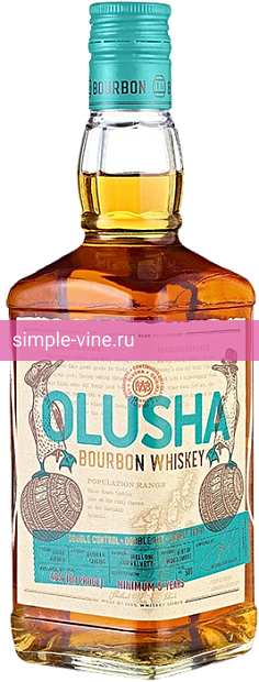 Фото 7 - Виски Olusha Bourbon Whiskey 0.5 л