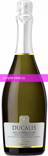 Фото 9 - Игристое вино Ducalis Valdobbiadene Prosecco Superiore DOCG Millesimato 0.75 л