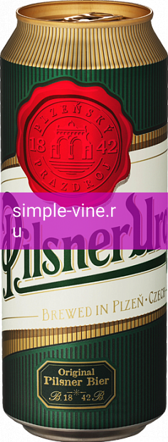 Фото 2 - Светлое пиво Pilsner Urquell 0.5 л чешское