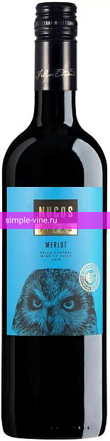 Фото 7 - Вино Merlot Nucos 0.75 л